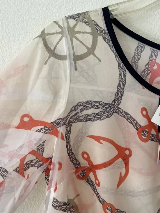 Cal Style Nautical Rope Anchor Top Coastal Chic Yacht Club Resortcore Maritime - Picture 9 of 9